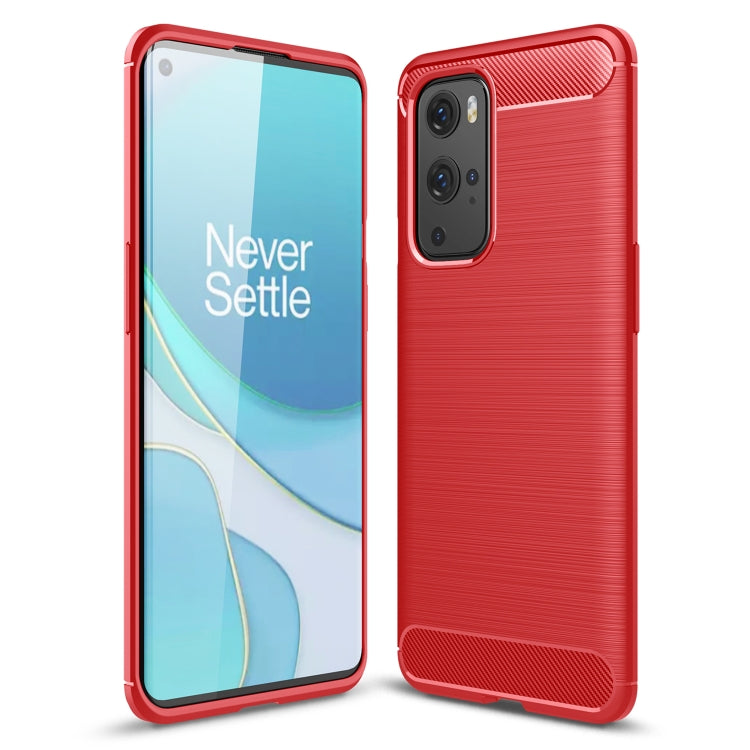Brushed Texture Carbon Fiber TPU Case, For Motorola Moto E7 (2020), For OnePlus 9 Pro, For OnePlus 9