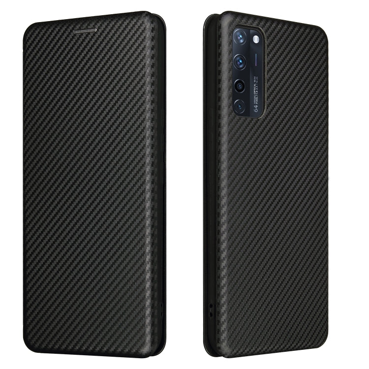 Carbon Fiber Texture Magnetic Horizontal Flip TPU + PC + PU Leather Case with Card Slot, For Motorola Moto G Play 2021, For ZTE Axon 20 5G / 4G