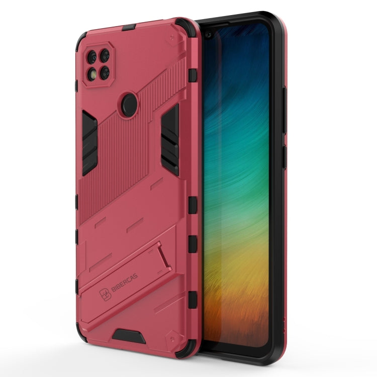 Punk Armor 2 in 1 PC + TPU Shockproof Case with Invisible Holder, For Xiaomi Redmi K30 Pro, For Xiaomi Redmi Note 9 4G, For Xiaomi Redmi 9C