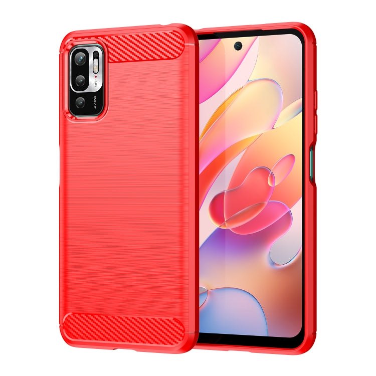 Brushed Texture Carbon Fiber TPU Case, For Xiaomi Redmi Note 10 5G, For Xiaomi Mi 11 Lite