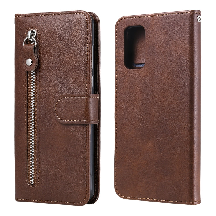 Fashion Calf Texture Zipper Horizontal Flip Leather Case with Stand & Card Slots & Wallet, For Samsung Galaxy A32 4G