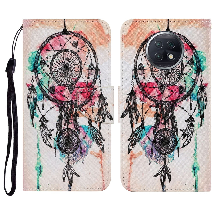 Coloured Drawing Pattern Horizontal Flip PU Leather Case with Holder & Card Slots & Wallet & Lanyard, For Xiaomi Redmi Note 9T