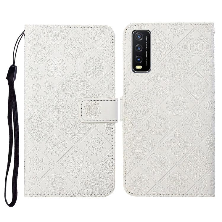 Ethnic Style Embossed Pattern Horizontal Flip Leather Case with Holder & Card Slots & Wallet & Lanyard, For Xiaomi Redmi 9T, For Xiaomi Redmi Note 9T, For vivo Y20