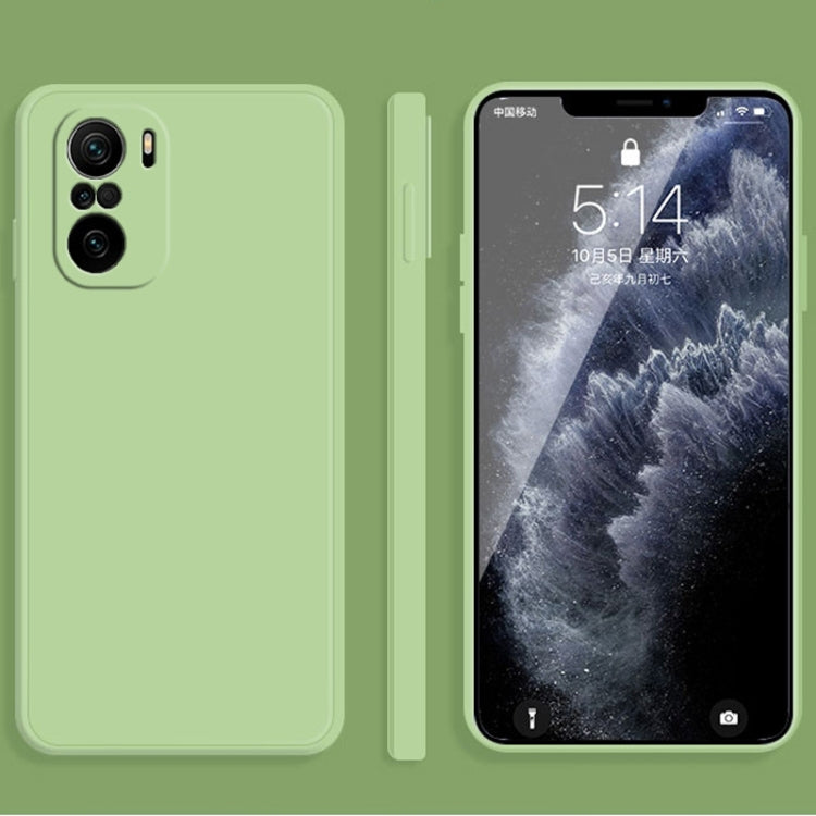 Solid Color Imitation Liquid Silicone Straight Edge Dropproof Full Coverage Protective Case, For Xiaomi Redmi K40, For Xiaomi Redmi K40 Pro