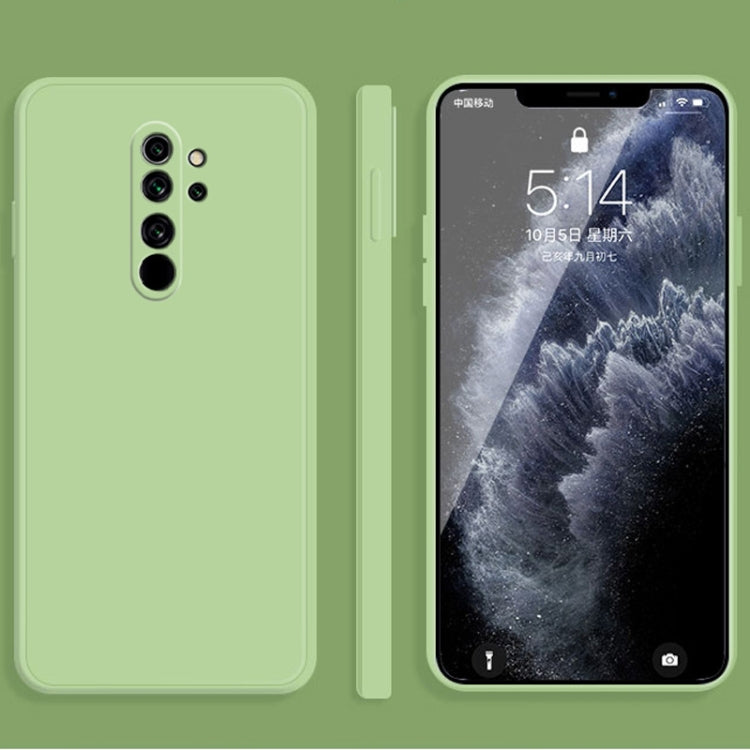 Solid Color Imitation Liquid Silicone Straight Edge Dropproof Full Coverage Protective Case, For Xiaomi Redmi Note 8, For Xiaomi Redmi Note 8 Pro