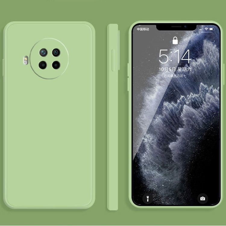 Solid Color Imitation Liquid Silicone Straight Edge Dropproof Full Coverage Protective Case, For Xiaomi Redmi Note 9 5G, For Xiaomi Redmi Note 9 Pro