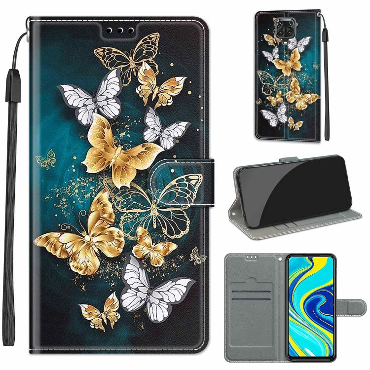 Voltage Coloured Drawing Magnetic Clasp Horizontal Flip PU Leather Case with Holder & Card Slots, For Xiaomi Redmi Note 9S/9 Pro
