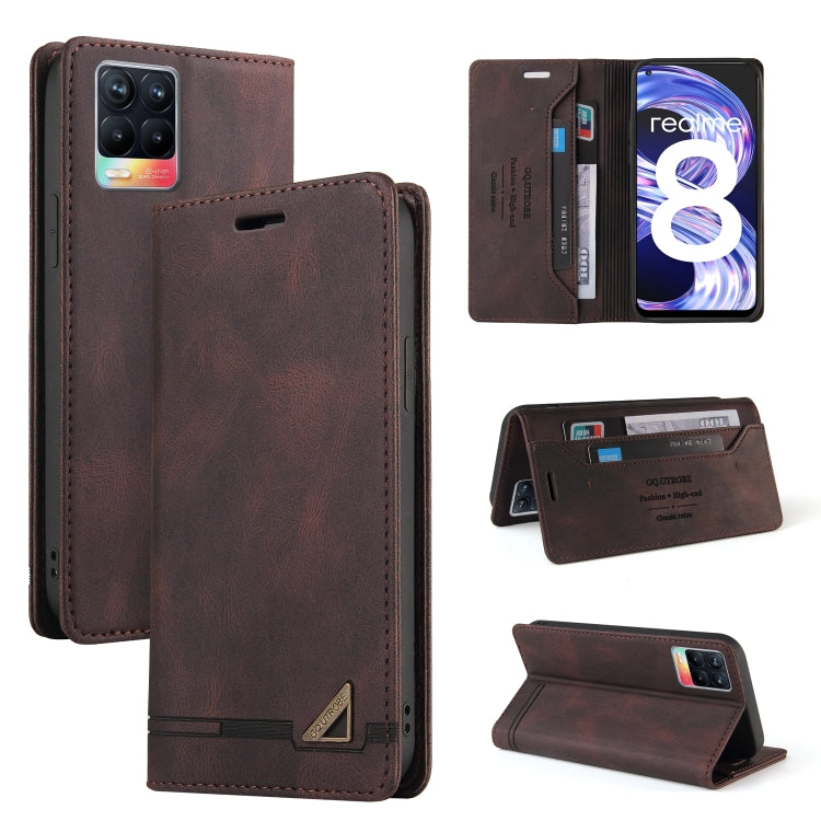 Skin Feel Anti-theft Brush Horizontal Flip Leather Case with Holder & Card Slots & Wallet, For OPPO Realme C11, For OPPO Realme C15, For OPPO Realme C21, For OPPO Realme GT, For OPPO Reno5 Pro 5G, For OPPO Realme 8