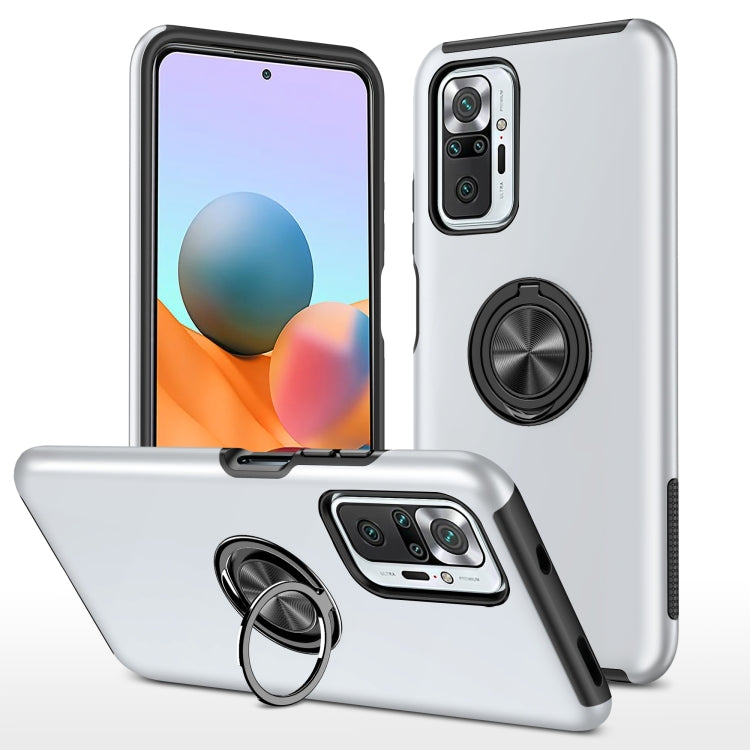 PC + TPU Shockproof Magnetic Phone Case with Invisible Ring Holder, For Xiaomi Redmi Note 9 Pro / Note 9S, For Xiaomi Redmi Note 10 Pro