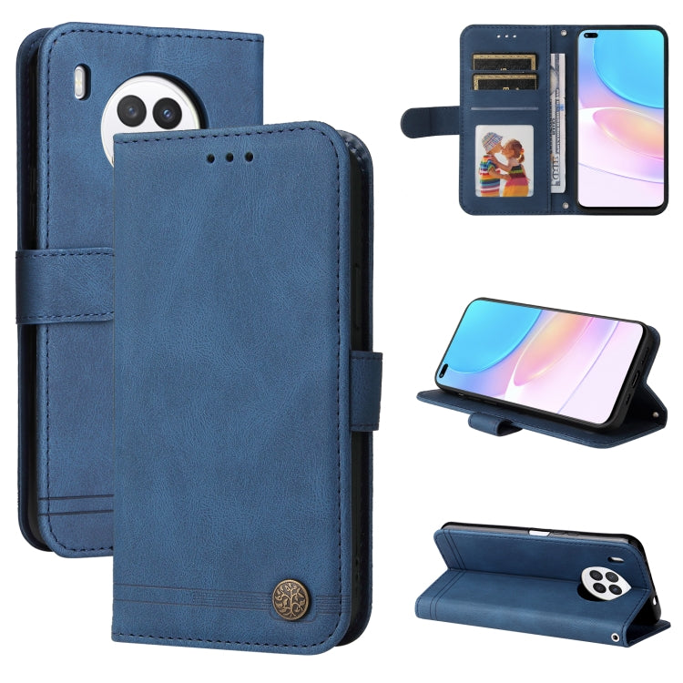 Skin Feel Life Tree Metal Button Horizontal Flip Leather Phone Case, For OPPO Realme 8i, For OPPO Realme GT NEO2, For OPPO Reno6 4G, For Huawei Nova 8i / Honor 50 Lite