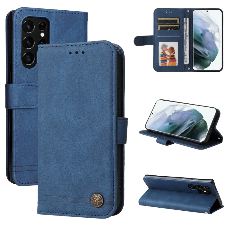 Skin Feel Life Tree Metal Button Horizontal Flip Leather Phone Case, For Huawei Nova 9 / Honor 50 5G, For Samsung Galaxy M52 5G, For Samsung Galaxy S22+ 5G, For Samsung Galaxy S22, For Samsung Galaxy S22 Ultra