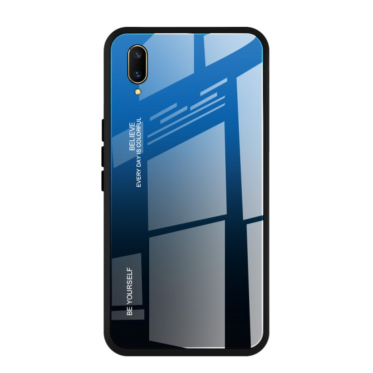 Gradient Color Glass Case, For OPPO F5, For Vivo V7, For Vivo V11