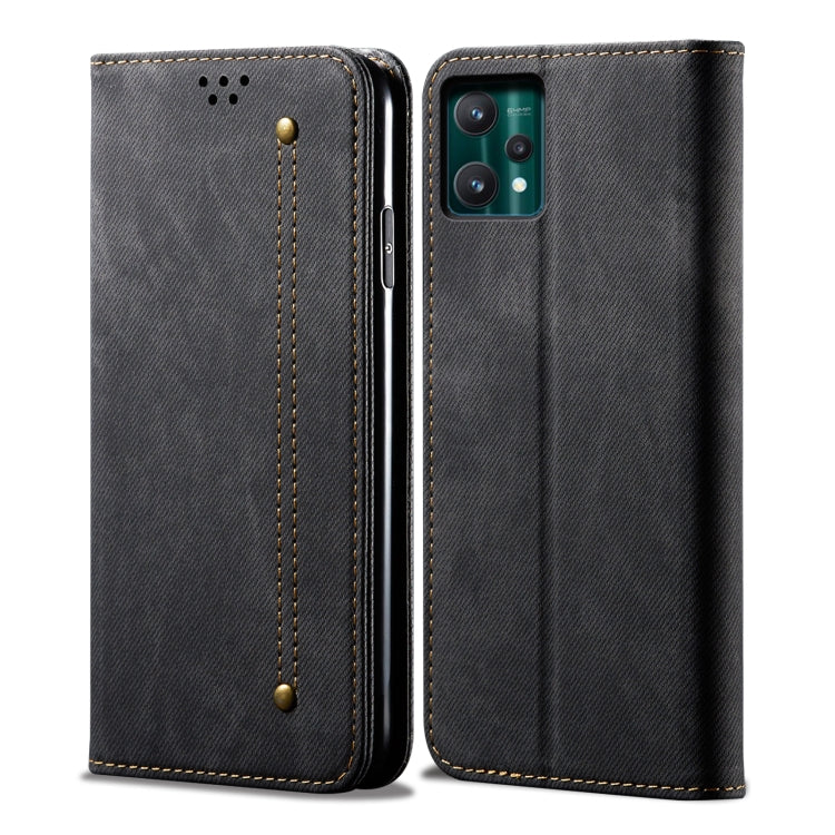 Denim Texture Casual Style Leather Phone Case, For OPPO A35 / A15 / A15S, For OPPO Realme C35, For OPPO Realme Q3T / K9S / Realme Q3s, For OPPO Realme 9 Pro, For OPPO Realme 9 Pro+