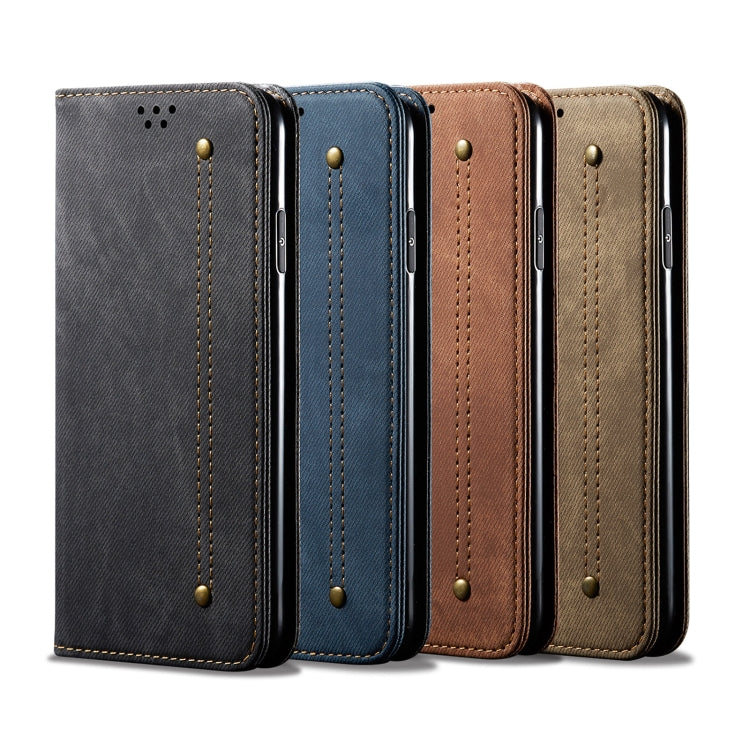 Denim Texture Flip Leather Phone Case, For Motorola Moto E40 / E30 / E20, For OnePlus Nord N20 5G, For Google Pixel 6a, For Xiaomi Redmi Note 11 Pro 4G / 5G