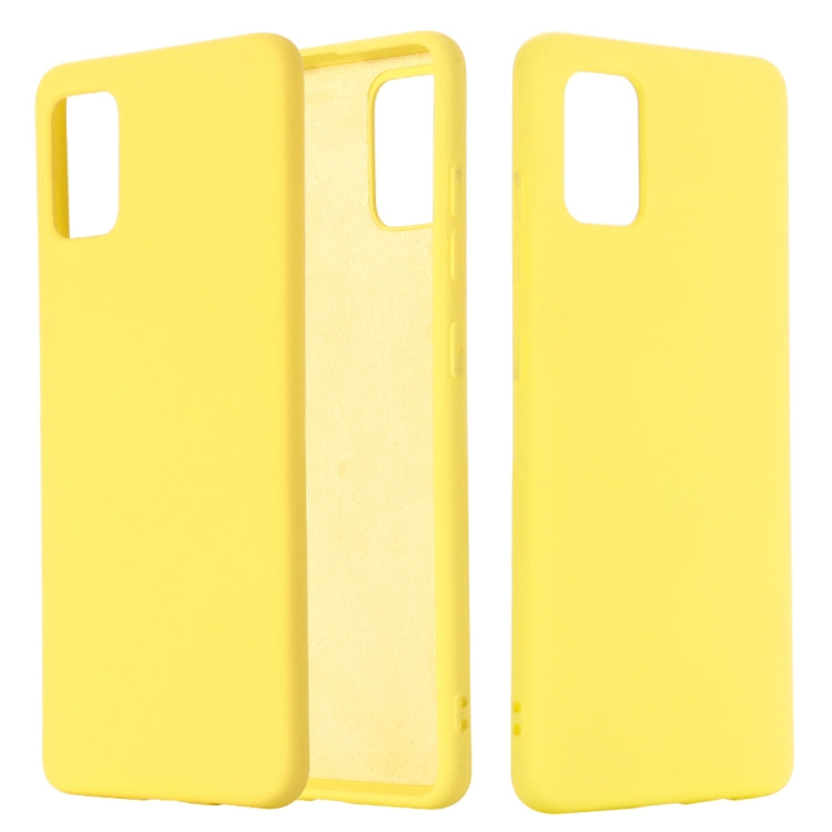 Solid Color Liquid Silicone Shockproof Full Coverage Protective Case, For Galaxy A71, For OnePlus 7T