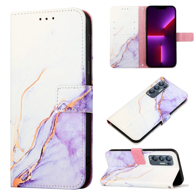 PT003 Marble Pattern Flip Leather Phone Case, For OPPO Find X5 Pro, For OPPO Realme GT Neo3, For OPPO Reno5 Pro+ 5G / Find X3 Neo