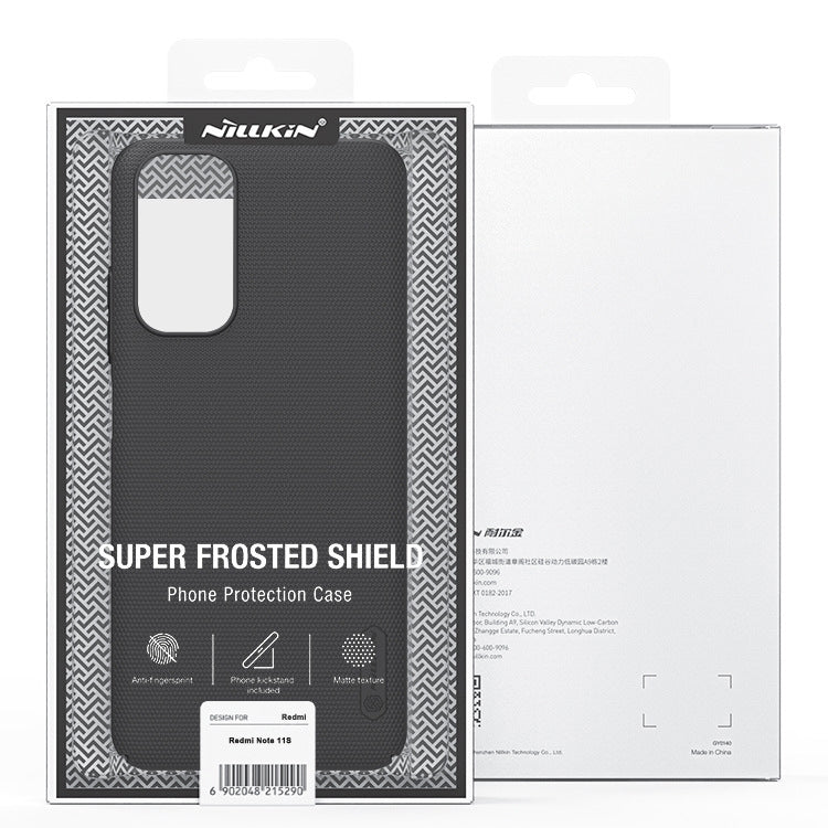 NILLKIN Frosted PC Phone Case, For Xiaomi Poco M4 Pro, For Xiaomi Redmi Note 11 Pro, For Xiaomi Redmi Note 11 4G Global, For Xiaomi Redmi Note 11S, For OPPO Realme 9i, For OPPO Realme GT2 Pro, For Xiaomi Redmi Note 11 Pro / 11 Pro 5G / 11 Pro+ 5G Global