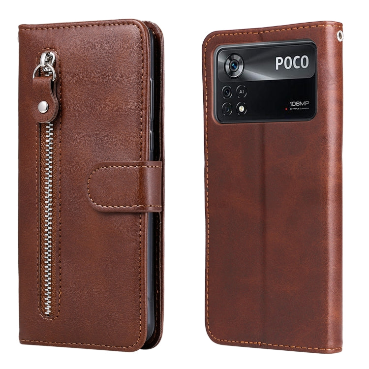 Fashion Calf Texture Zipper Horizontal Flip Leather Case, For OPPO Realme 9 Pro+, For Xiaomi Poco M4 Pro 4G, For OPPO Realme GT2 Pro, For Xiaomi Poco X4 Pro 5G