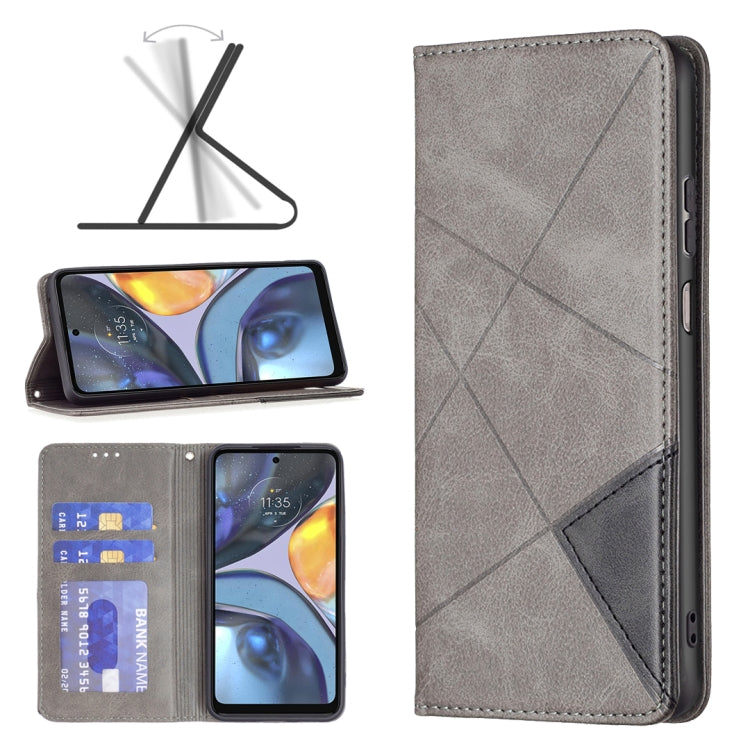 Prismatic Invisible Magnetic Leather Phone Case, For Honor 50 / Huawei nova 9, For Honor 50 Lite / Huawei nova 8i, For Motorola Moto E40 / E30, For Motorola Moto G22