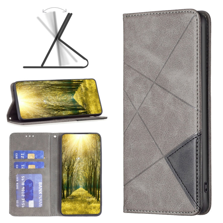 Prismatic Invisible Magnetic Leather Phone Case, For Xiaomi Redmi 10C
