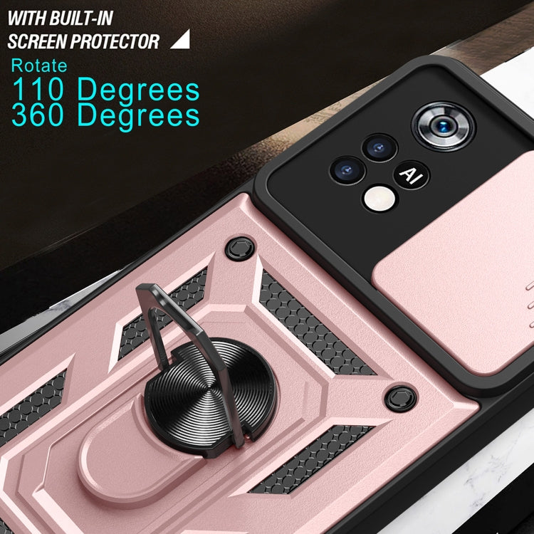 Sliding Camera Cover Design TPU+PC Phone Case, For Xiaomi Poco X4 Pro 5G, For Motorola Edge 20 Pro