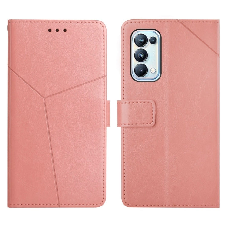 Y Stitching Horizontal Flip Leather Phone Case, For OPPO Reno4 Pro 5G, For OPPO Reno5 4G, For OPPO Reno5 5G, For OPPO Reno5 Pro 5G