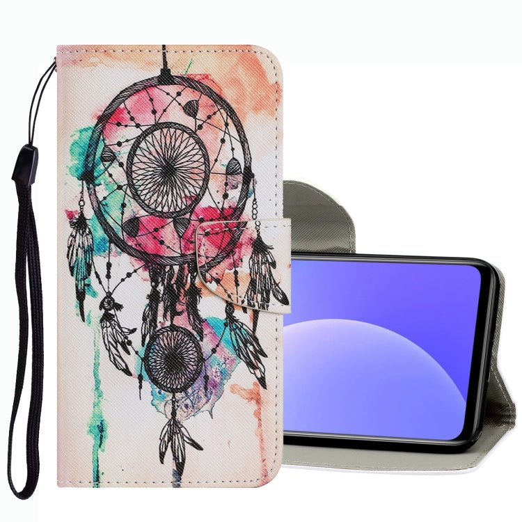 Coloured Drawing Pattern Leather Phone Case, For Xiaomi Mi 10T Lite