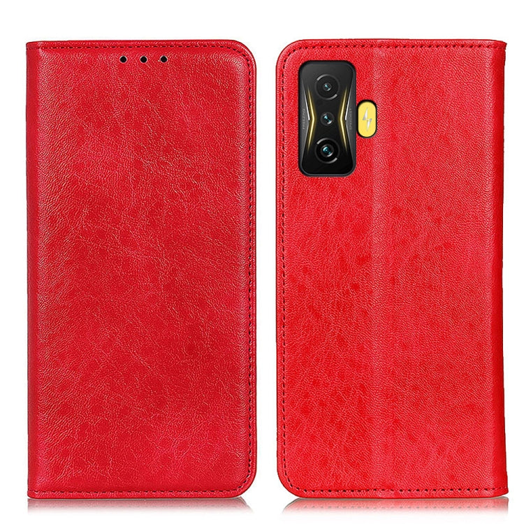 Magnetic Crazy Horse Texture Leather Phone Case, For Xiaomi Poco F4 GT 5G