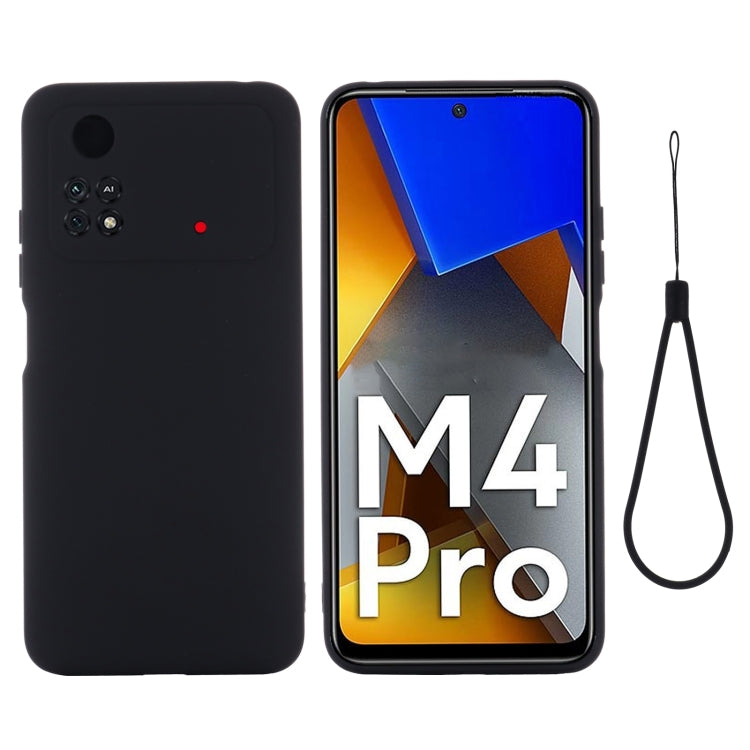 Pure Color Liquid Silicone Shockproof Full Coverage Phone Case, For OPPO Realme 9 Pro+ 5G Global, For OPPO Reno7 5G Global / Find X5 Lite, For Xiaomi Poco M4 Pro 4G Global