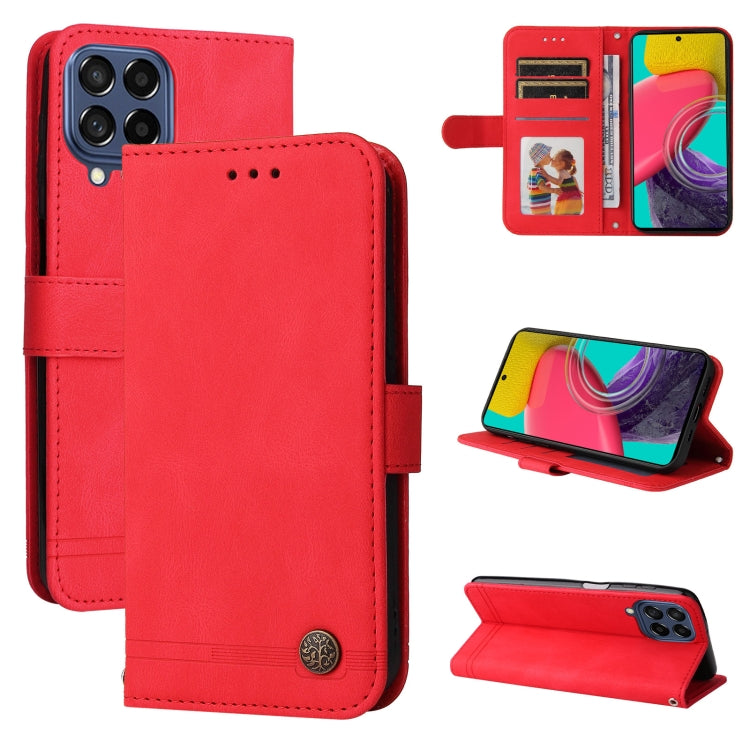 Skin Feel Life Tree Metal Button Leather Phone Case, For OPPO Reno7 4G / F21 Pro 4G, For Samsung Galaxy A03s US Version, For Samsung Galaxy M33 5G Global, For Samsung Galaxy M53 5G