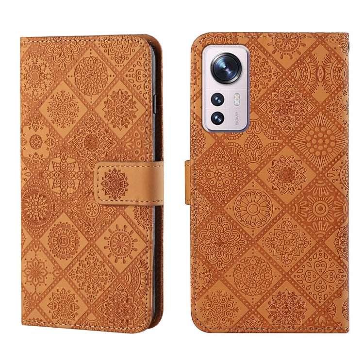 Ethnic Style Embossed Pattern Leather Phone Case, For Xiaomi Poco X4 Pro 5G, For Xiaomi 12 Lite