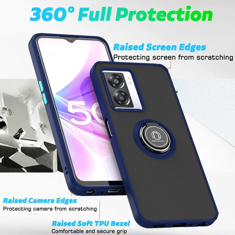 Q Shadow 1 Series TPU + PC Phone Case with Ring Holder, For OPPO A57 5G, For OPPO A74 4G, For OPPO Reno8 Pro+