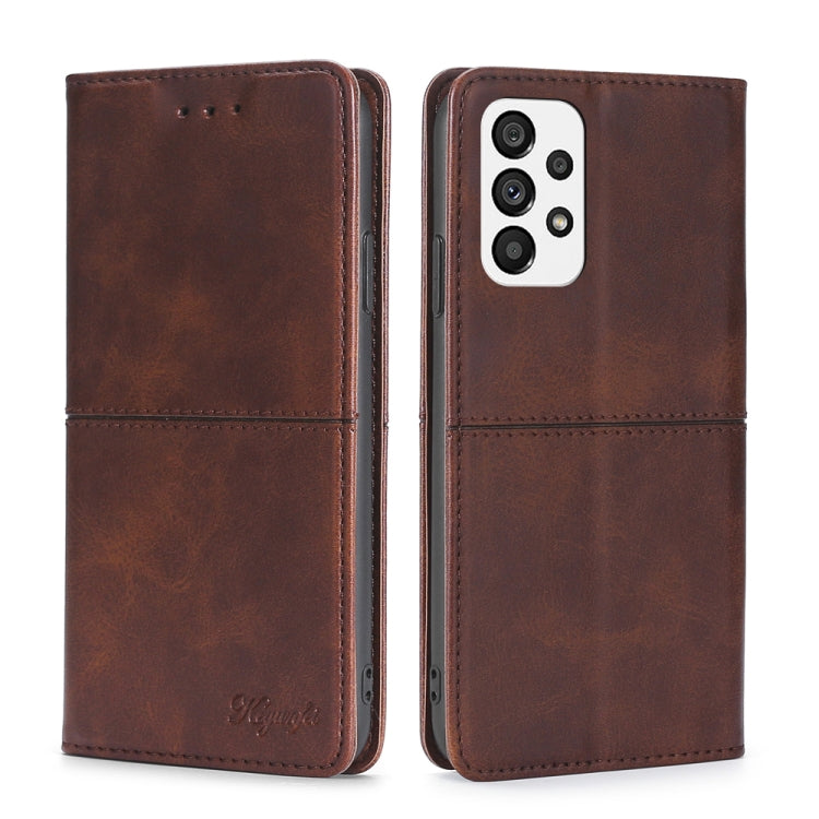 Cow Texture Magnetic Horizontal Flip Leather Phone Case, For Huawei Nova 10 Pro, For Nokia C100, For Nokia C200, For Samsung Galaxy A73 5G