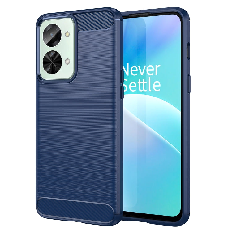 Brushed Texture Carbon Fiber TPU Phone Case, For OnePlus Nord CE 2 Lite 5G, For OnePlus Nord CE 2 5G, For OnePlus Ace Racing, For OnePlus Nord 2T