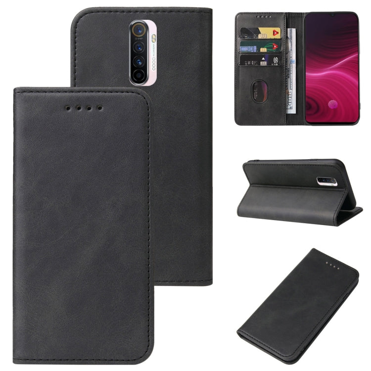 Magnetic Closure Leather Phone Case, For Realme Narzo, For Realme Narzo 50A Prime, For Realme Q, For Realme V11 5G, For Realme X, For Realme X2 Pro, For Realme 7 Pro