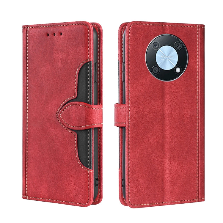 Skin Feel Magnetic Buckle Leather Phone Case, For OnePlus Ace Pro 5G, For TCL 305i, For Xiaomi Redmi K50 Ultra/Xiaomi 12T/Xiaomi 12T Pro, For Asus Zenfone 9, For Huawei nova Y90 4G