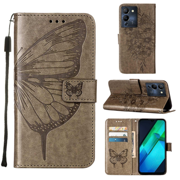 Embossed Butterfly Flip Leather Phone Case, For Infinix Note 12 Pro 4G, For Infinix Note 12 Pro 5G, For Infinix Note 12 G96