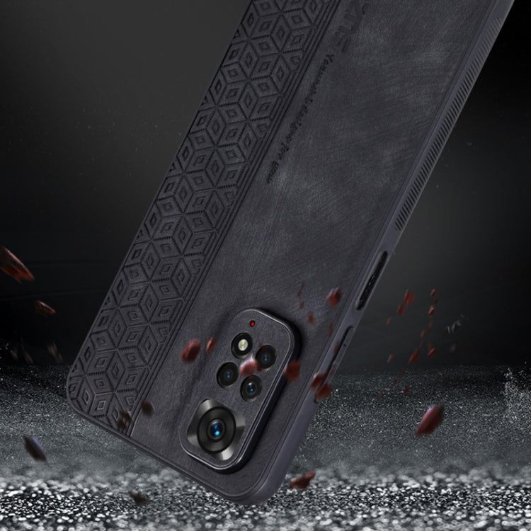 AZNS 3D Embossed Skin Feel Phone Case, For Xiaomi Redmi Note 11S/Note 11 Global