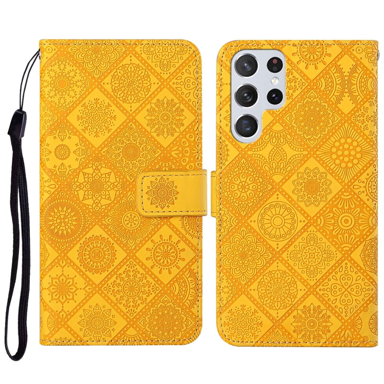 Ethnic Style Embossed Pattern Leather Phone Case, For Samsung Galaxy S23 5G, For Samsung Galaxy S23+ 5G, For Samsung Galaxy S23 Ultra 5G