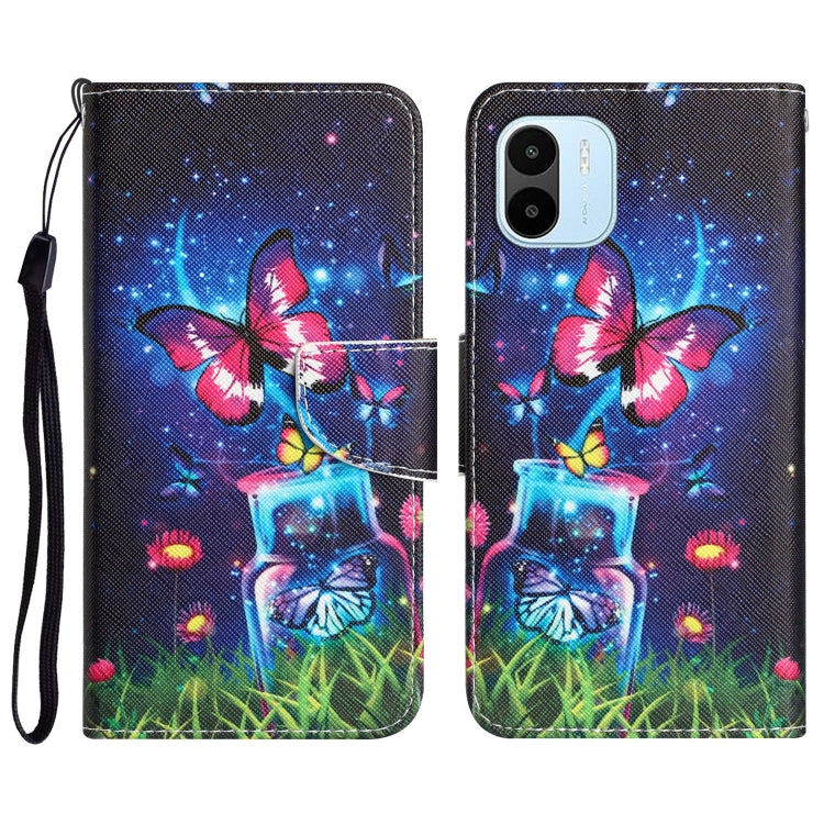 Colored Drawing Leather Phone Case, For Xiaomi Redmi A1