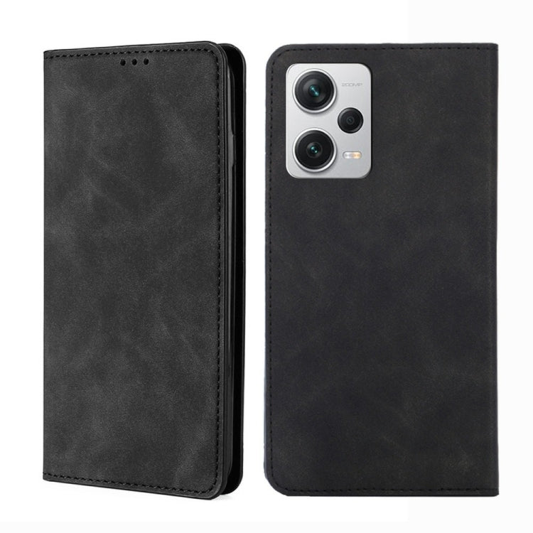 Skin Feel Magnetic Horizontal Flip Leather Phone Case, For Motorola Moto G72 4G, For vivo V25 Pro 5G, For Xiaomi Redmi Note 12 China, For Xiaomi Redmi Note 12 Pro 5G China, For Xiaomi Redmi Note 12 Pro+ China