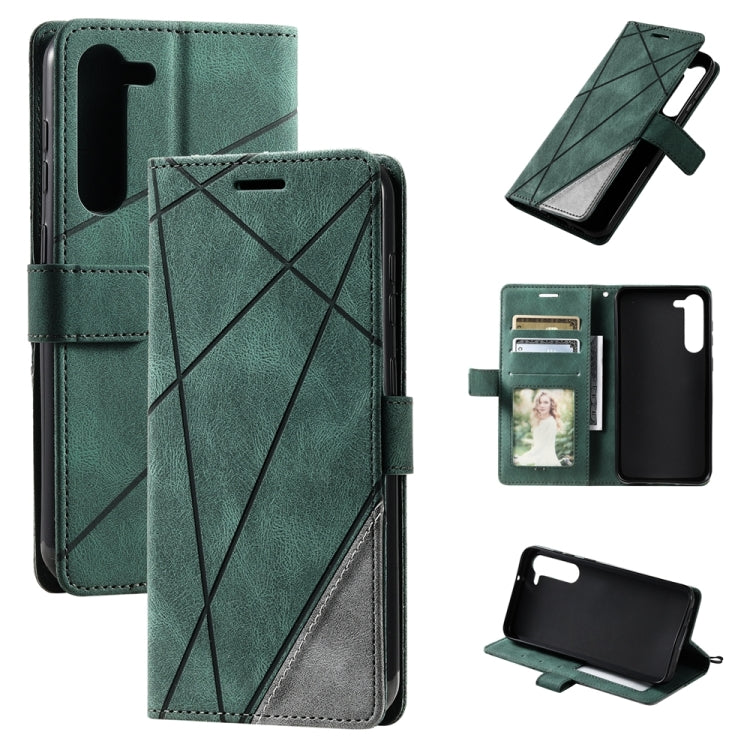 Skin Feel Splicing Leather Phone Case, For OPPO A57 2022, For Realme C30 4G, For Samsung Galaxy S23 5G, For Samsung Galaxy S23+ 5G
