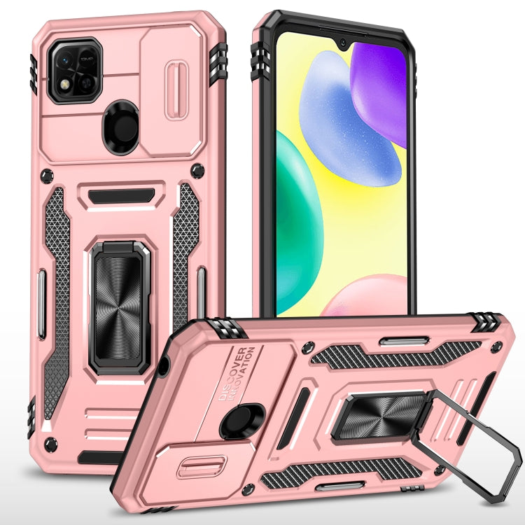 Armor PC + TPU Camera Shield Phone Case, For Xiaomi 11T, For Xiaomi Poco X4 Pro 5G, For Xiaomi Redmi 10, For Xiaomi Redmi 10C