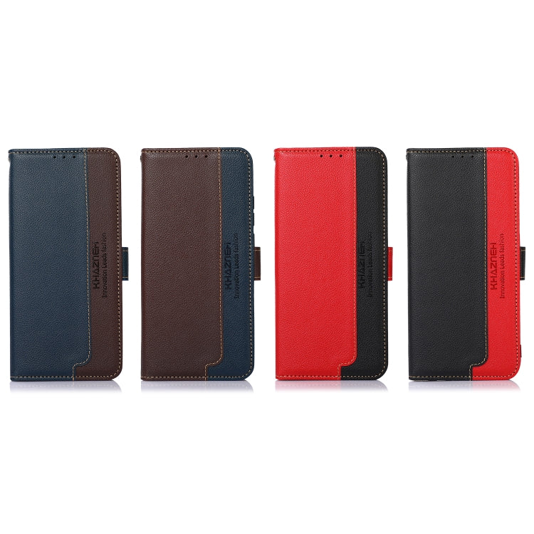 KHAZNEH Litchi Texture Leather RFID Phone Case, For OnePlus 11, For OnePlus Nord CE 3 Lite, For Motorola Moto E13, For Motorola Moto G53 5G