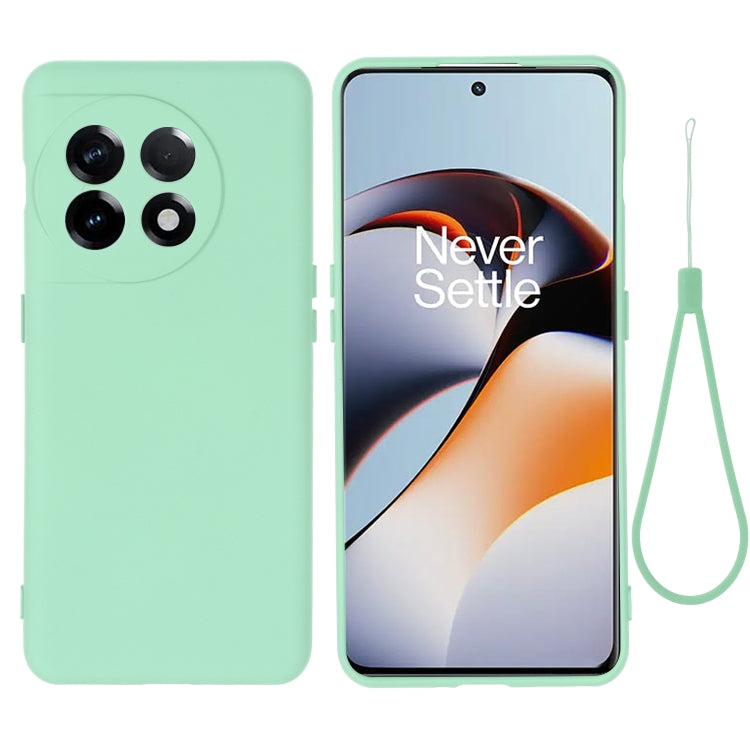 Pure Color Liquid Silicone Shockproof Full Coverage Phone Case, For OnePlus 11
