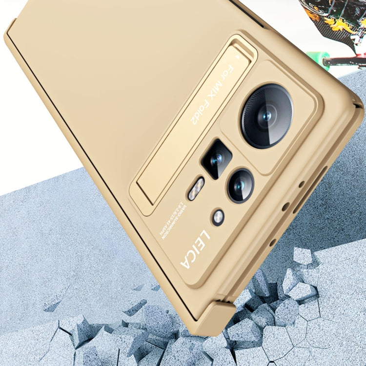 Macaron Hinge All-inclusive Folding Phone Case with Stand, For Xiaomi Mix Fold 2