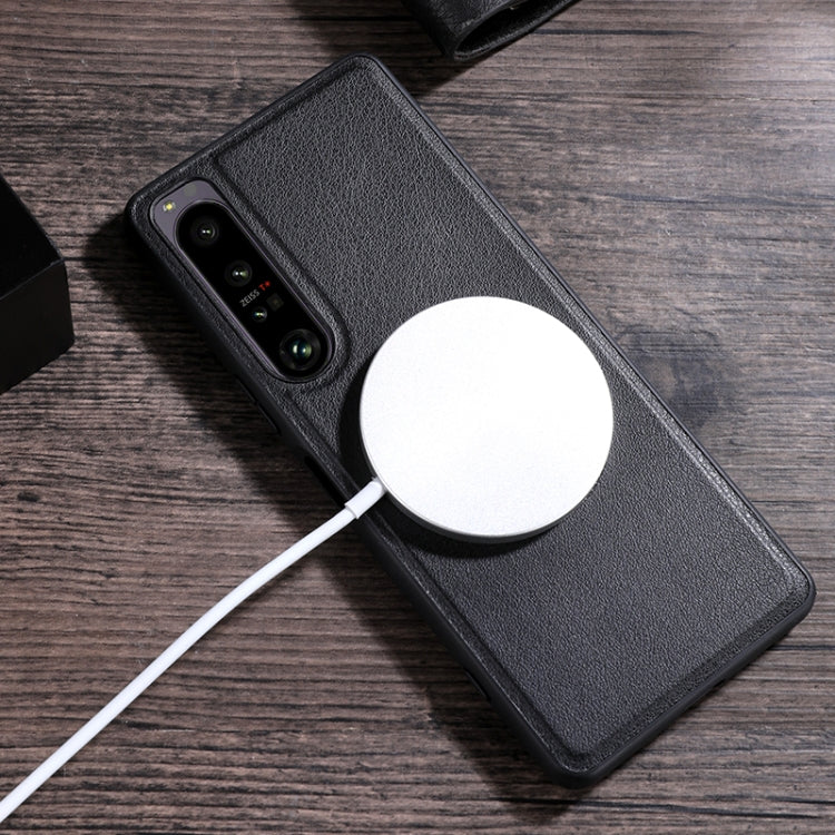 Cloth Texture PU MagSafe Magnetic Phone Case, For OPPO Reno8 T 5G, For Sony Xperia 1 IV