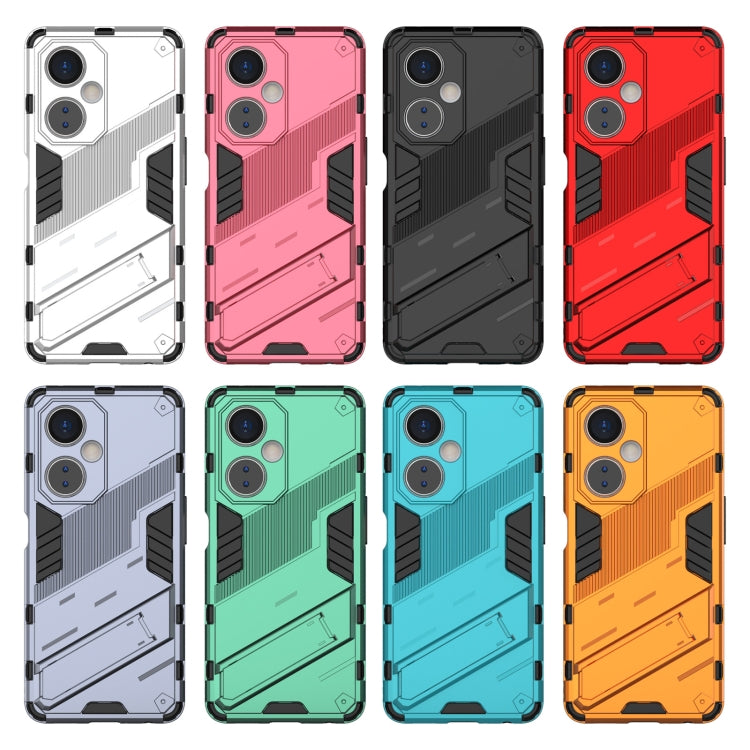 Punk Armor 2 in 1 PC + TPU Phone Case with Holder, For OnePlus Nord CE 3