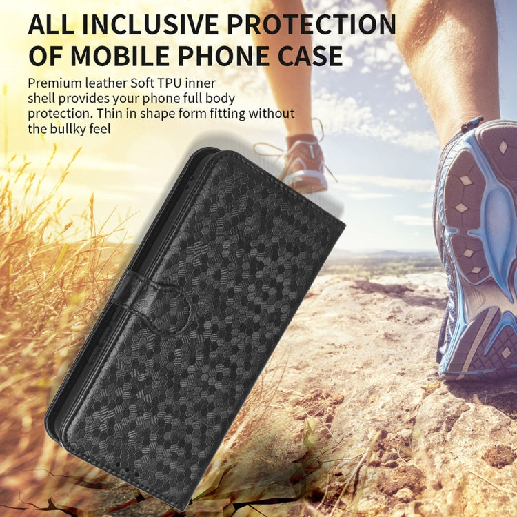 Honeycomb Dot Texture Leather Phone Case, For Huawei Enjoy 60 4G, For Blackview A85, For OnePlus Nord CE 3