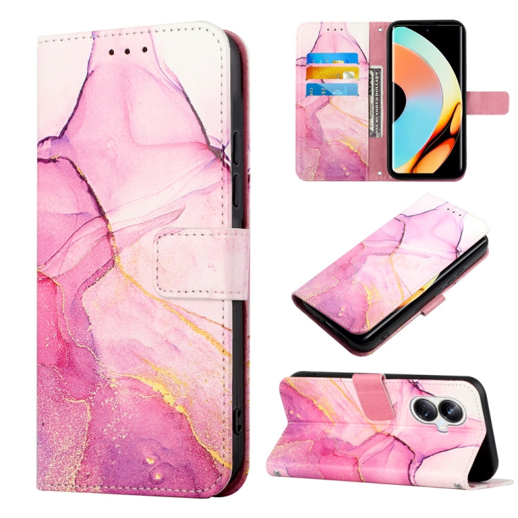 PT003 Marble Pattern Flip Leather Phone Case, For OPPO Find X6 Pro, For Realme 10 4G, For Realme 10 Pro 5G, For Realme 10 Pro+ 5G